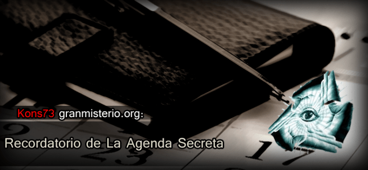 recordatorio de la agenda secreta