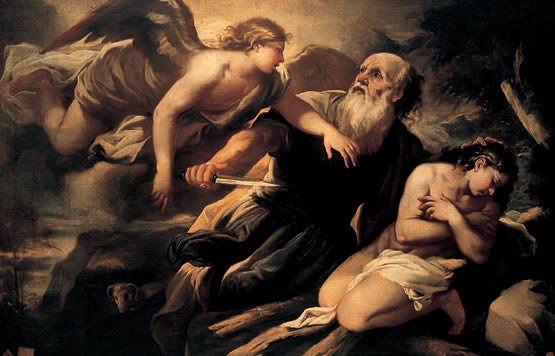 Abraham y el sacrificio de su hijo Isaac